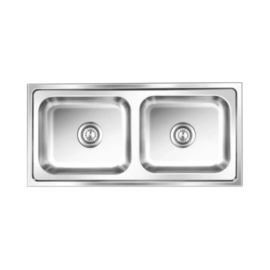 Nirali stainless steel sink popular range graceful glory medium ( 41 x 20 inches ) K-KS-SS-NIR-S-00192 Satin - image 1
