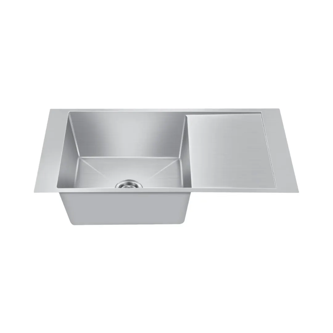 Nirali stainless steel sink magnus range maestro small ( 36 x 18 inches ) K-KS-SS-NIR-S-00205 Satin - image 3