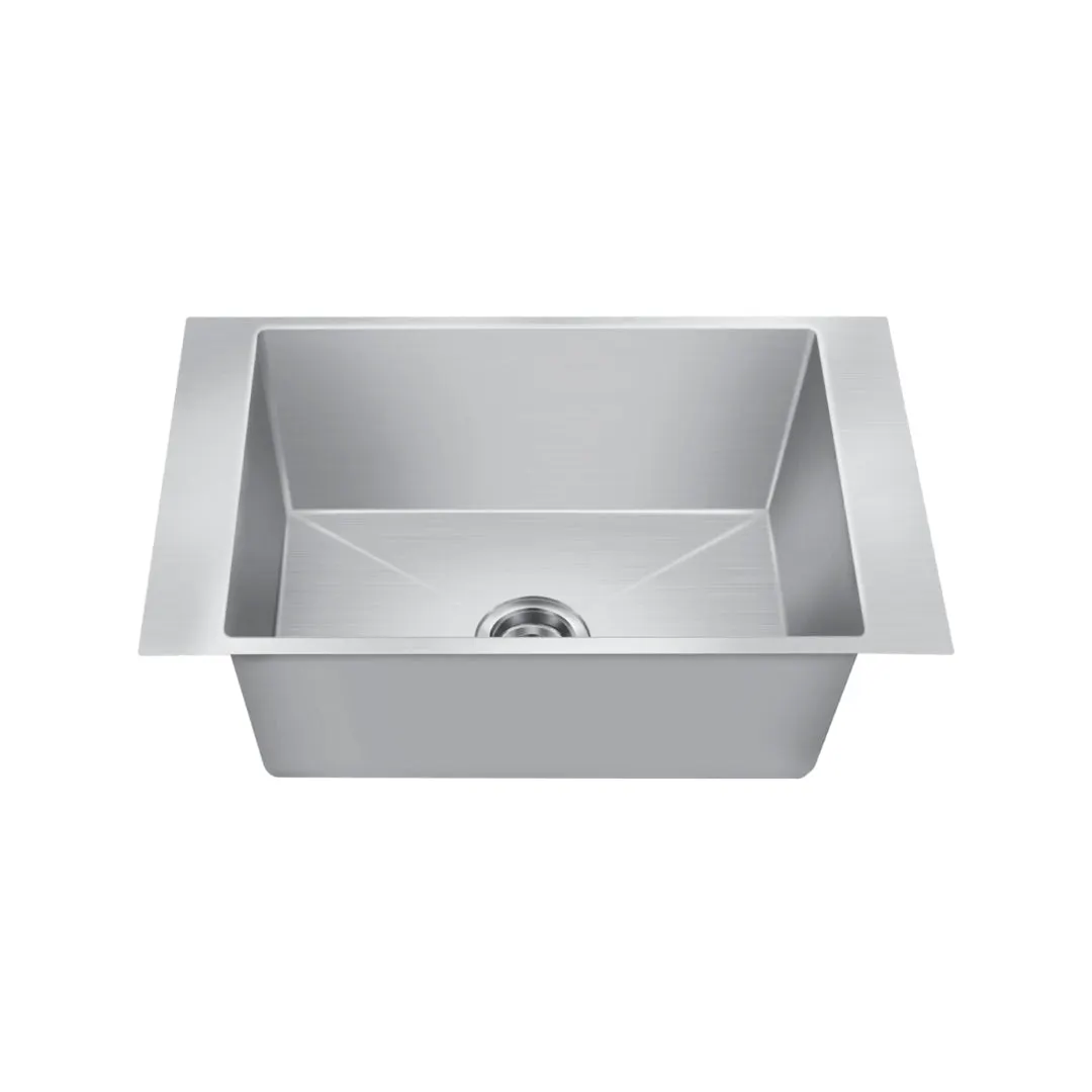 Nirali stainless steel sink magnus range maxus small ( 25 x 18 inches ) K-KS-SS-NIR-S-00210 Satin - image 1