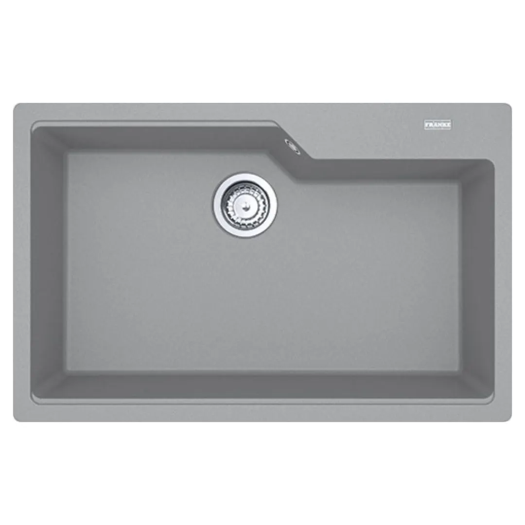 Franke fragnite sink Urban Fragranite series urban range ubg 610 210 78 ( 30.5 x 19.5 inches ) UBG-610-210-78 Stone Grey - image 1