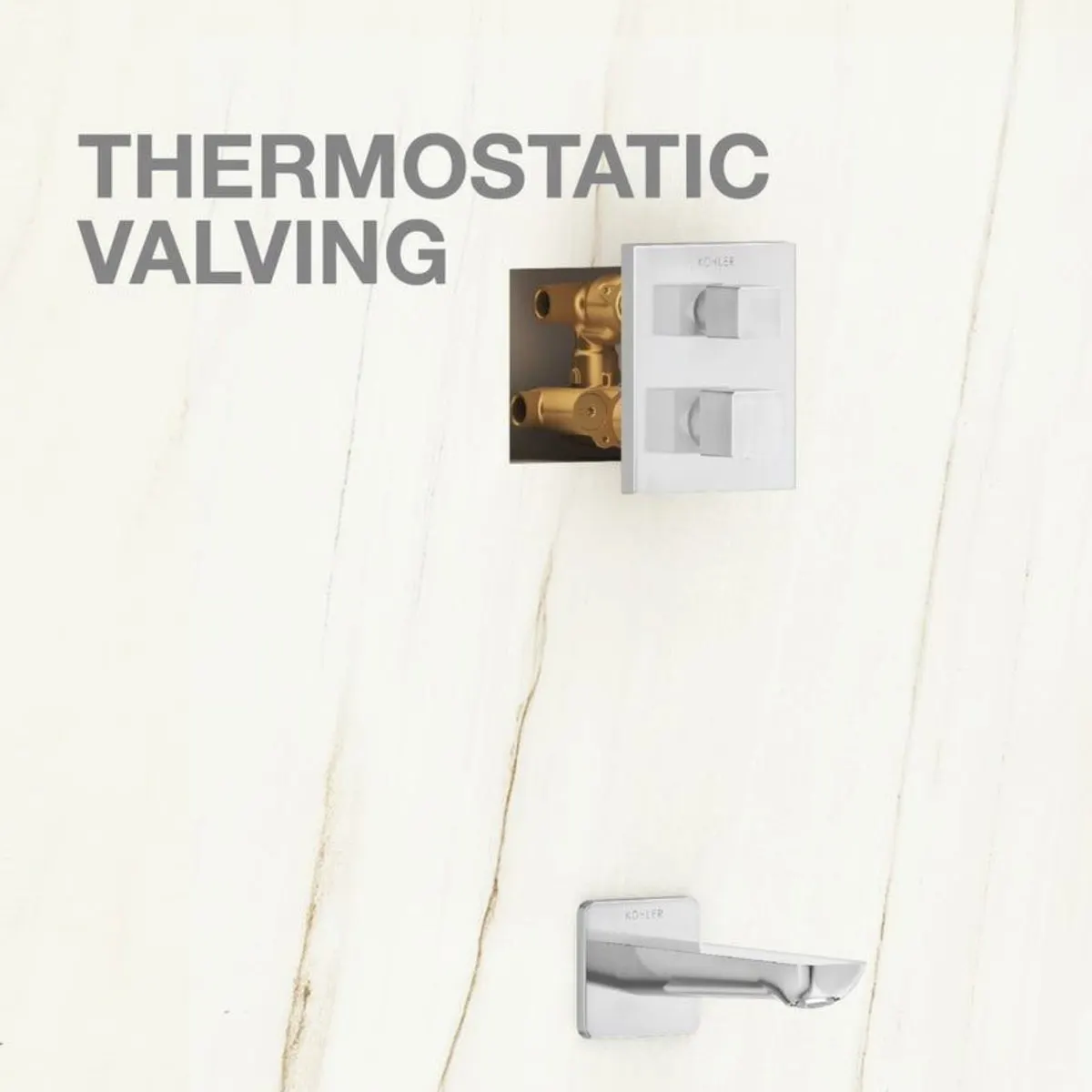 Kohler 2 way diverter valve autosense 235 20740IN-A-NA 20740IN-A-NA Chrome - image 3