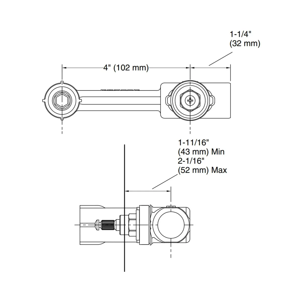 Kohler wall mount basin mixer valve beam 25149IN-NA 25149IN-NA Chrome - image 2