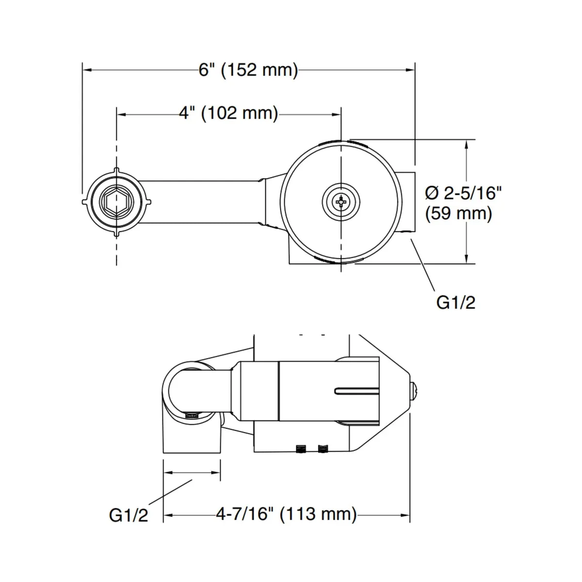 Kohler wall mount basin mixer valve complementary 5679IN-BL 5679IN-BL Black Matt - image 2