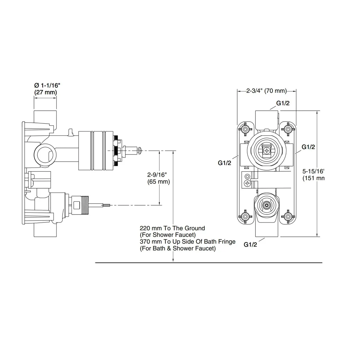 Kohler 2 way diverter valve aqua turbo 235 882IN-NA 882IN-NA Standard - image 2