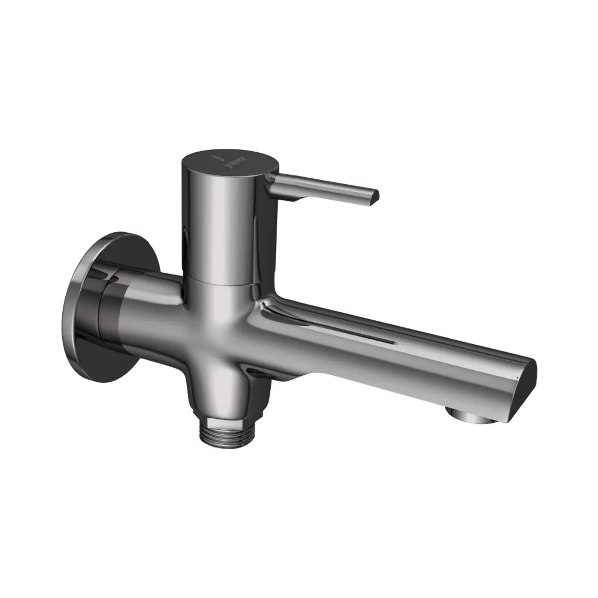 Jaquar wc area 2 way bib tap Florentine Prime FLP-BCH-5041PM Black Chrome - image 1